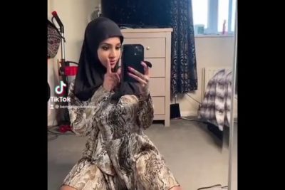 شرموطه التيك توك نيك مصري بالحجاب بتقوله اه على زبرك جامد اوي