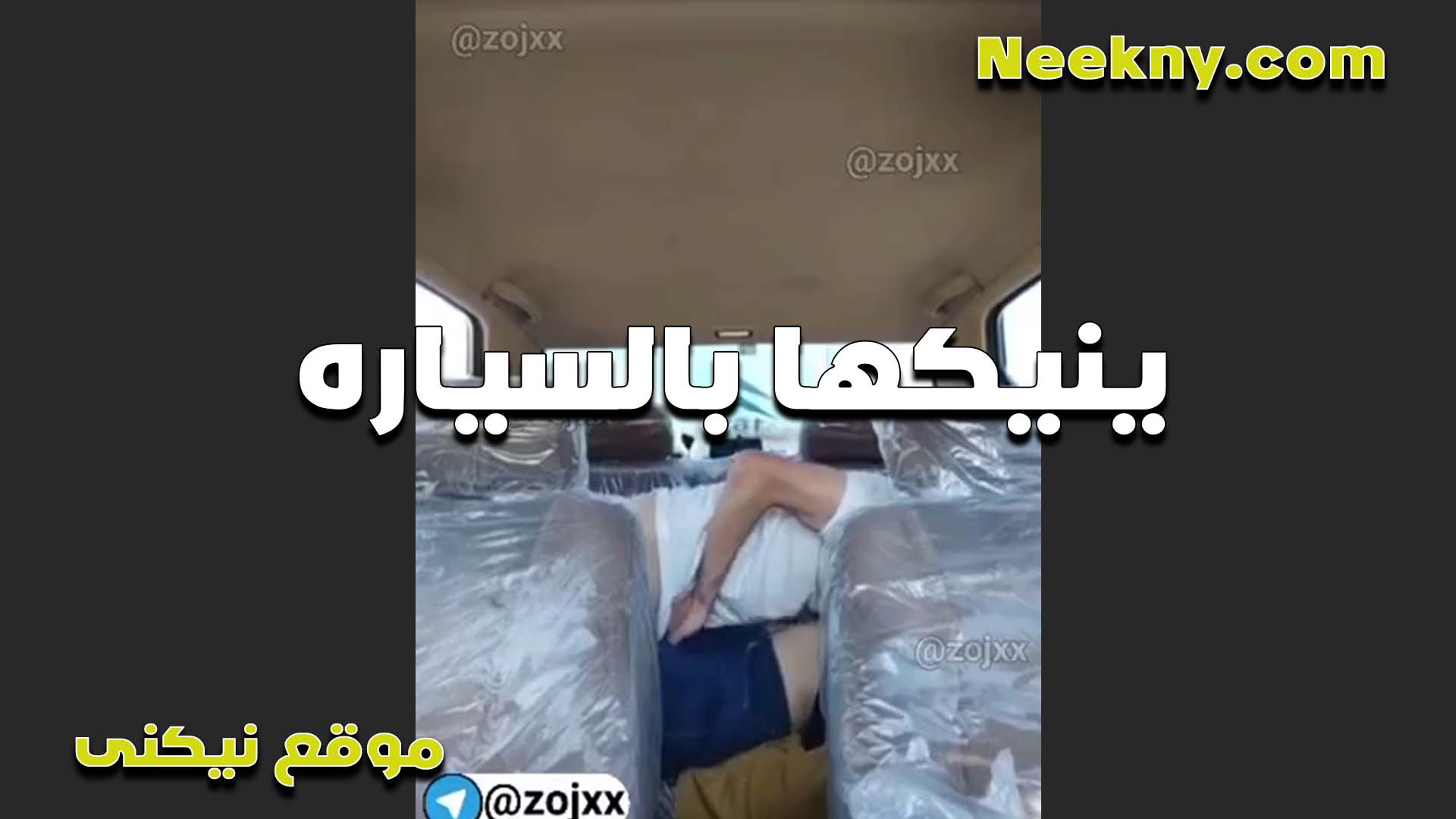 زانقها في العربيه اللبوه وبيقلعها بالعافيه عايز ينيكها في طيزها بتقوله طيب براحه عليا xnxxسكس مصري